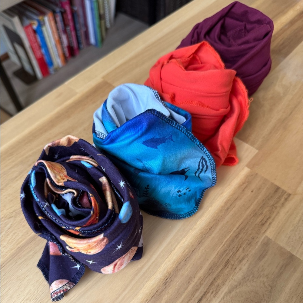 Set of (up to) 4 Bumblito Convertible Headwraps/Scarves